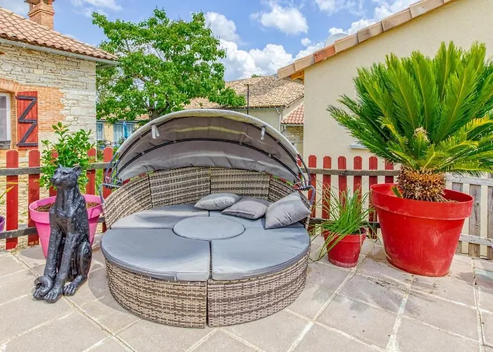 Сasa de vacaciones Belle Quercynoise Piscine Jacuzzi Partagés