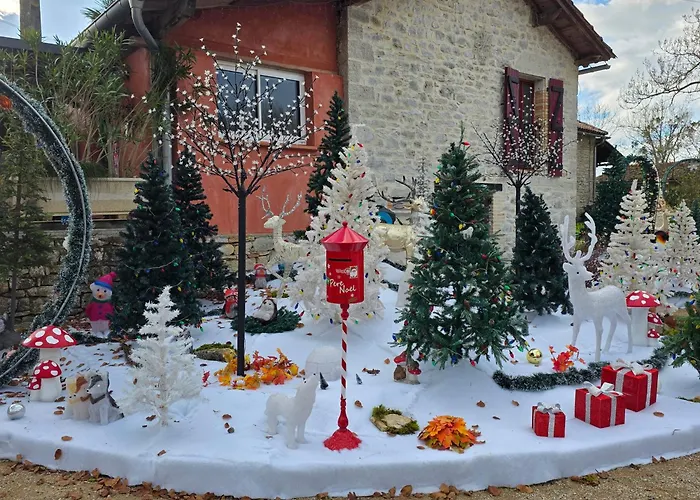 Ferienhaus Belle Quercynoise Piscine Jacuzzi Partages Septfonds